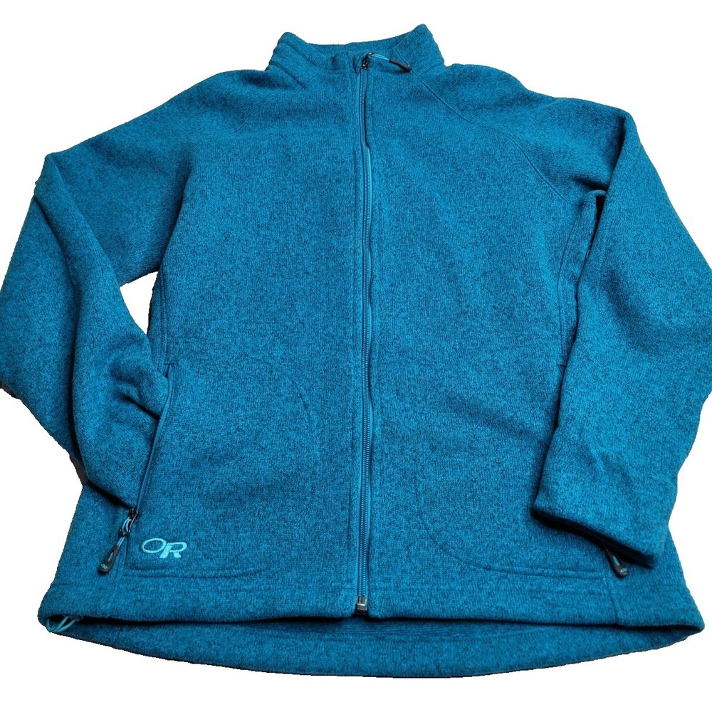 Outdoor Research Women's‎ Longhouse Jacket Teal Large Full Zip